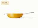 Ceramic Stir Fry Pan - Marigold - Detail