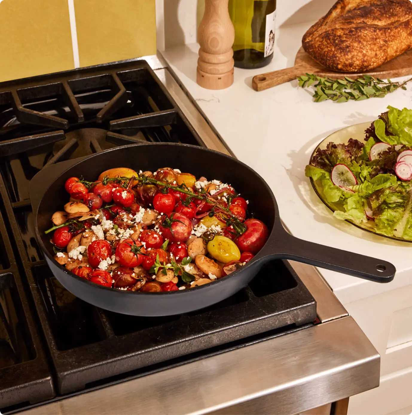 Enameled Cast Iron Skillet - Forever Chemical Free
