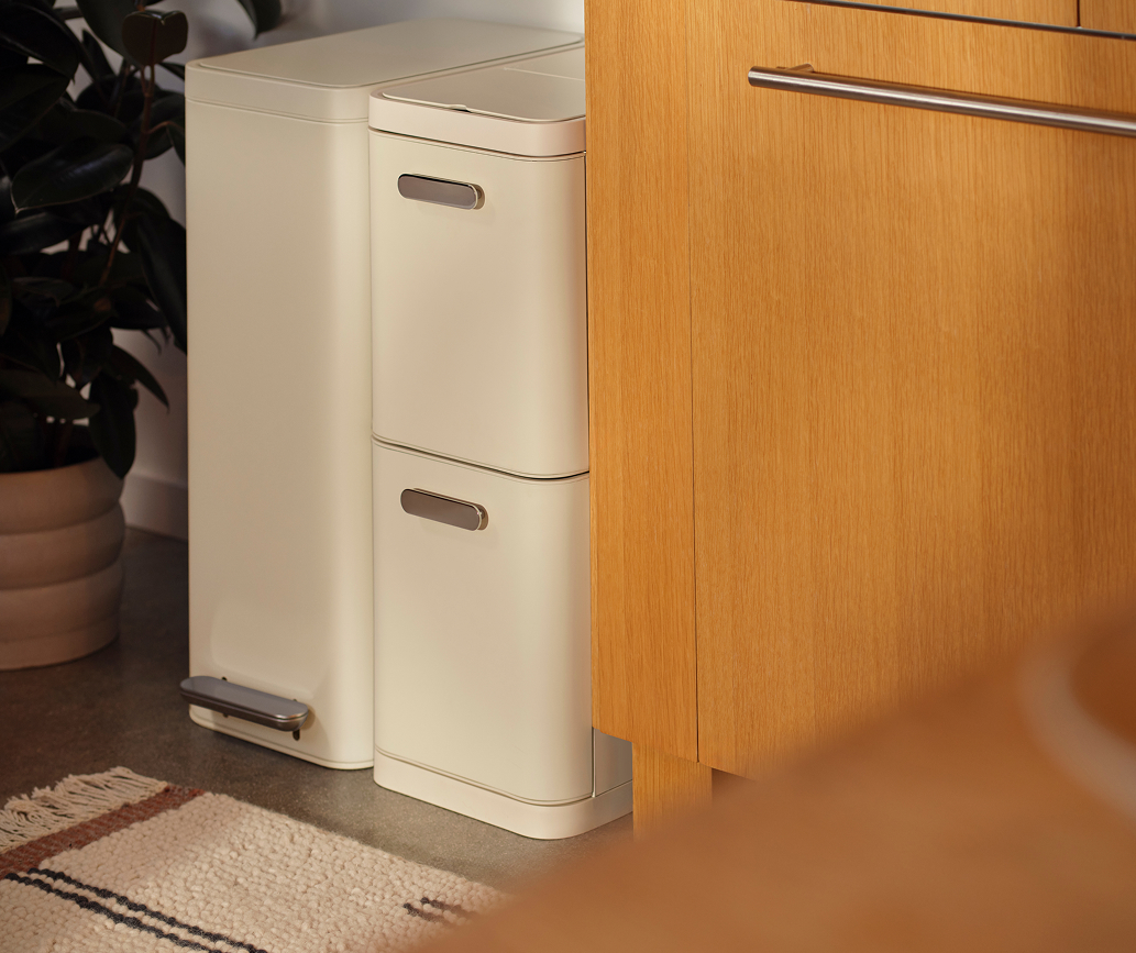 45L 2-Drawer Recycling Bin