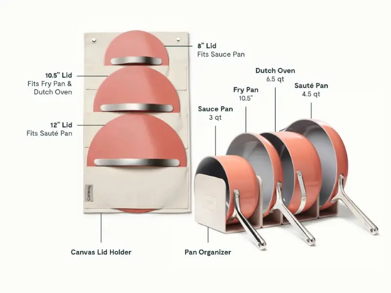 Ceramic Cookware Set - Perracotta - Detail