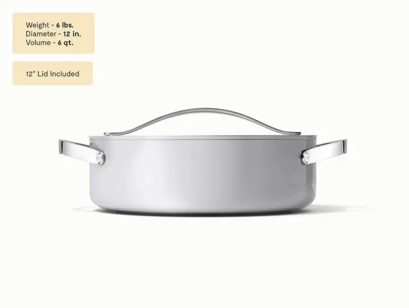 Ceramic Rondeau - Gray - Side