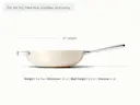 Ceramic Stir Fry Pan - Cream - Detail