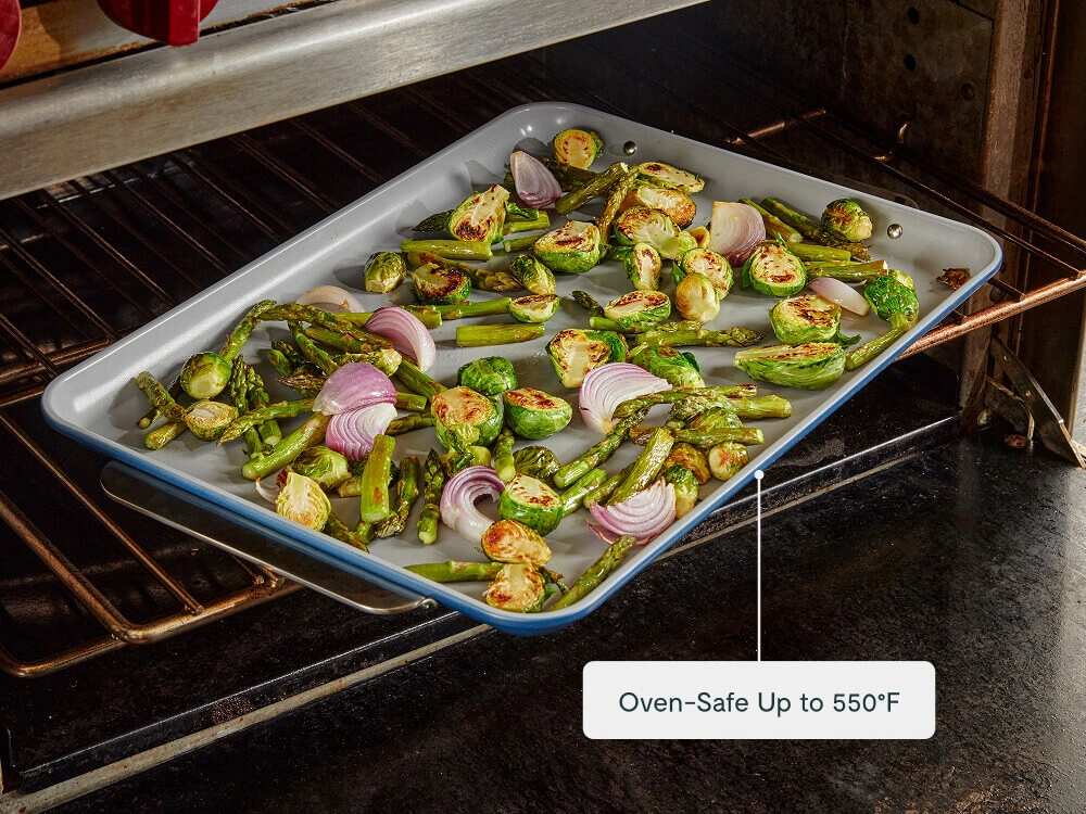 Large Baking Sheet - Navy - Oven Lifestyle