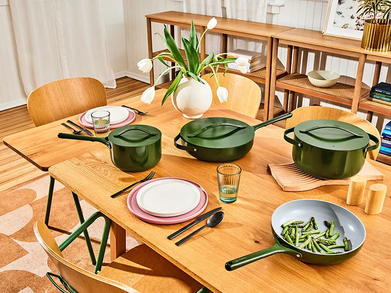 Caraway Monochrome - Moss - On Table