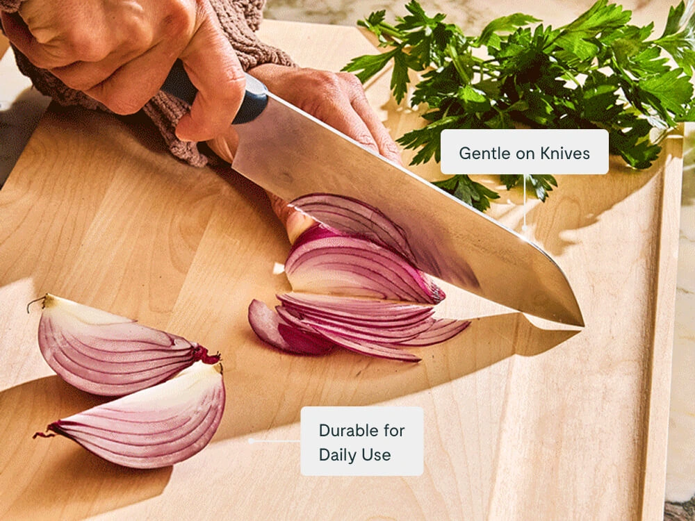 Large Cutting Board - Slicing Onion