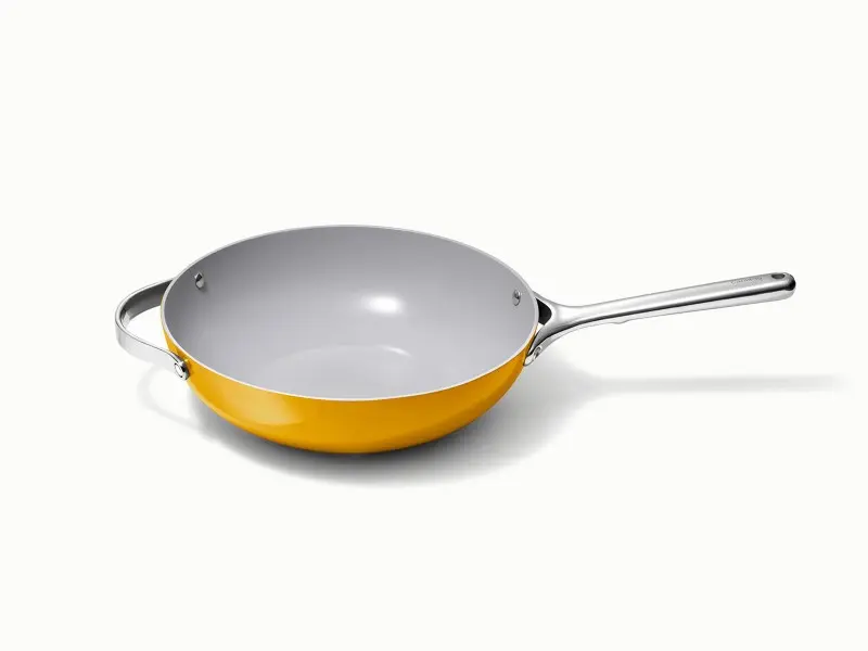 Ceramic Stir Fry Pan - Marigold - Hero