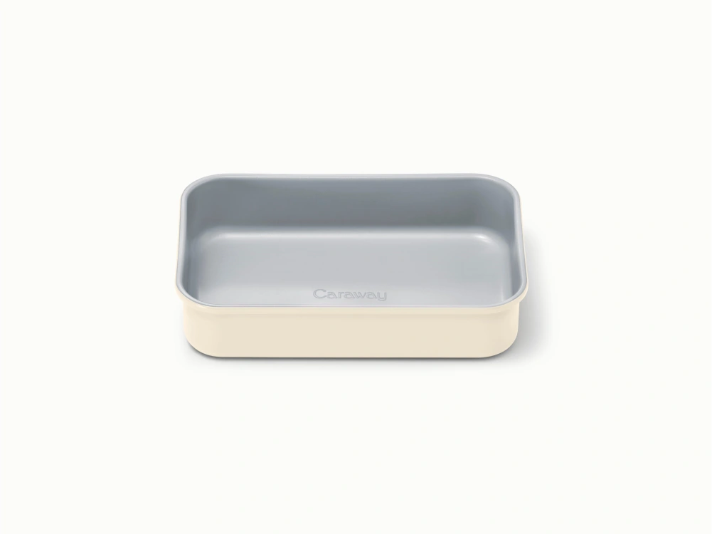 Small Rectangle Pan - Cream - Hero