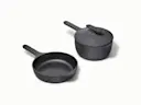 Enameled Cast Iron Minis Duo - Charcoal - Hero