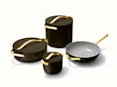 Ceramic Cookware+ Set - Black - Hero