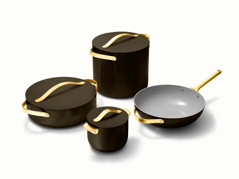 Ceramic Cookware+ Set - Black - Hero