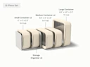Food Storage Set - Cream - Detail