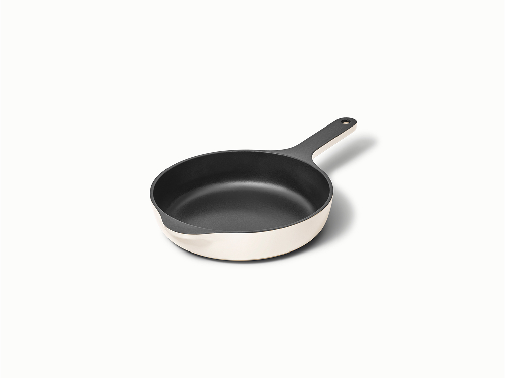 Enameled Cast Iron Mini Skillet - Cream - Hero