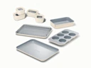 Mini Food Storage & Bakeware Set - Cream - Hero