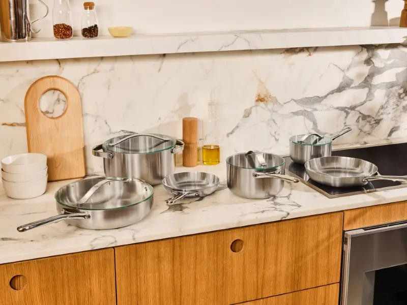 Glass Lid - Set of 4 - Stainless Steel Cookware with Lids