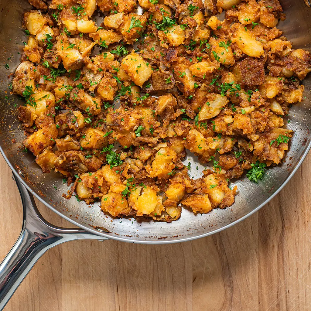 Stainless Steel Pan - Skillet Potatoes