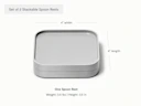 Spoon Rest Set of 2 - Gray - Detail