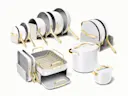 Full Ceramic Cookware Bundle - White - Hero