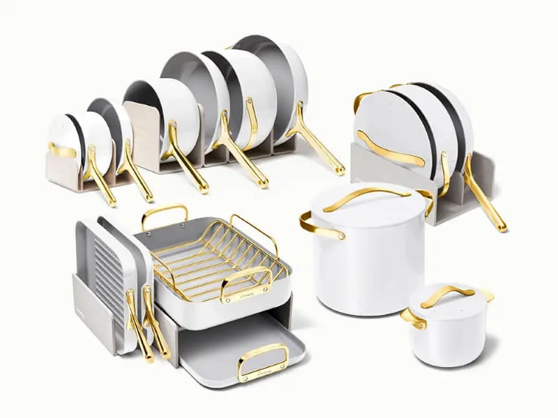 Full Ceramic Cookware Bundle - White - Hero