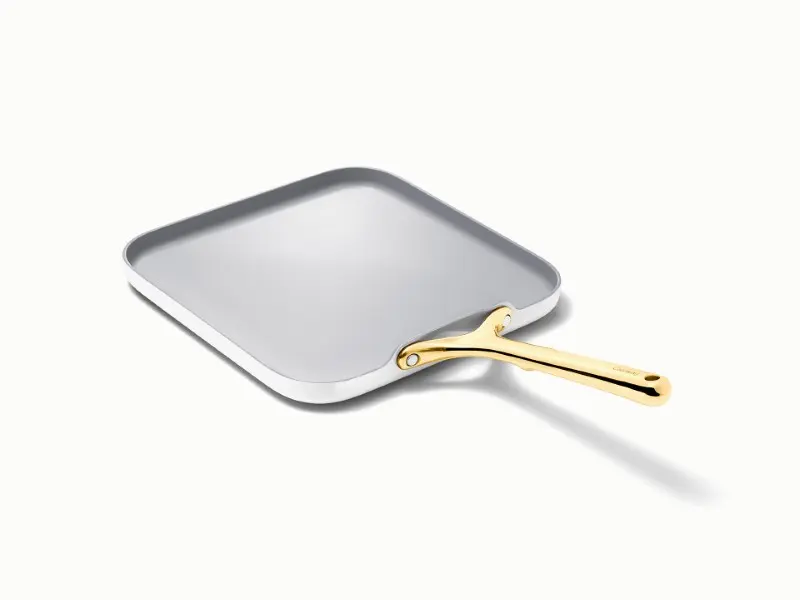 Square Griddle Pan - White - Hero