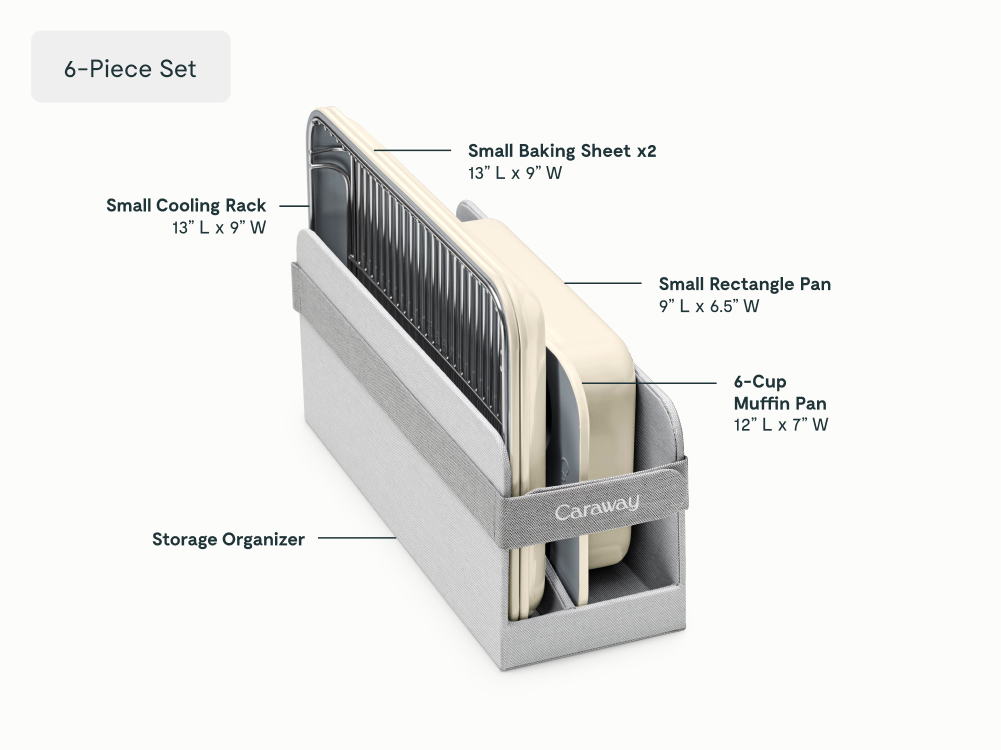 Mini Bakeware Set - Cream - Detail