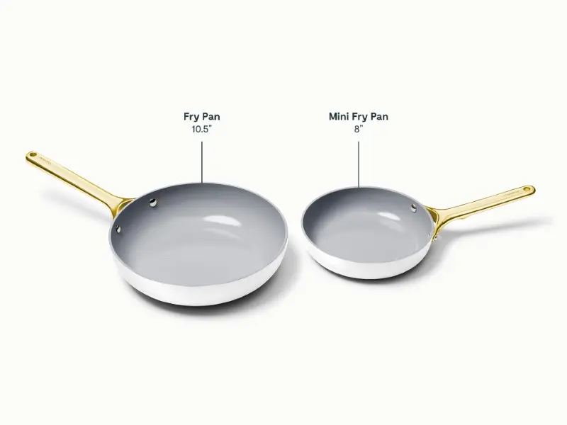 Fry Pan Duo - White - Detail
