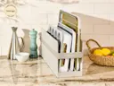 6 Piece Half Bakeware Set - White - Complimentary Storage Included