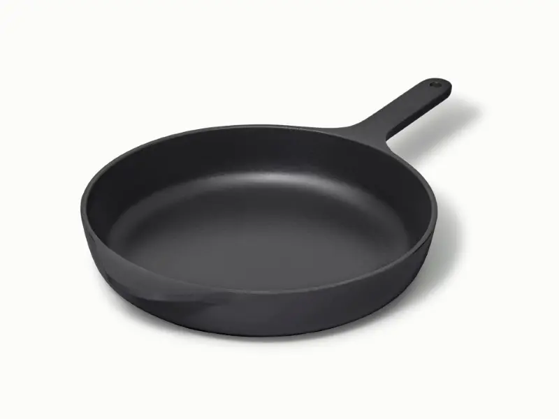 Enameled Cast Iron Skillet - Charcoal - Hero