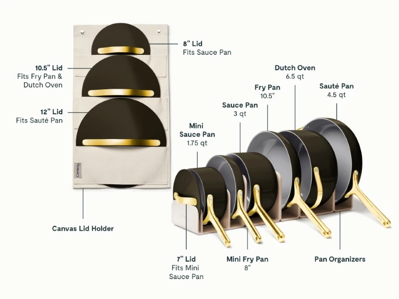 Deluxe Cookware Set - Black - Detail