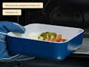 Large Storage Container - Navy - Microwave Oven Refrigerator Freezer and Dishwasher Safe