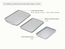 Baking Sheet Trio - Cream - Detail