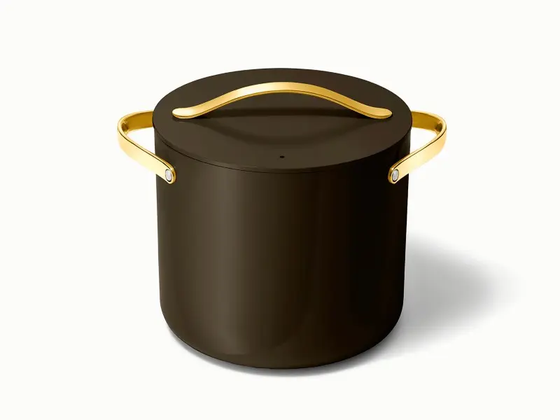 Ceramic Stock Pot - Black - Hero