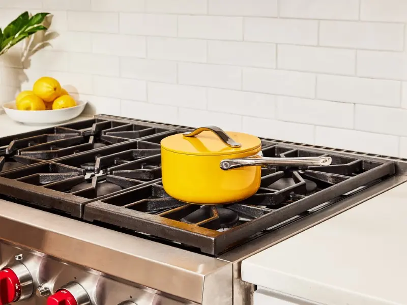 Mini Sauce Pan - Marigold - Lifestyle