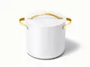 Ceramic Stock Pot - White - Hero