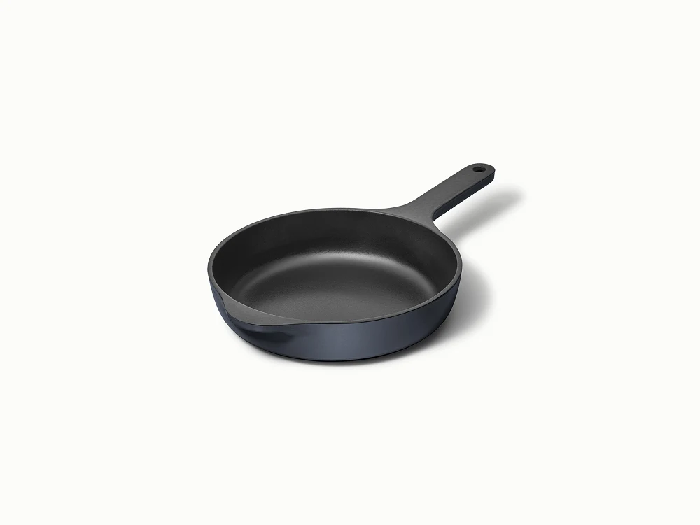 Enameled Cast Iron Mini Skillet - Midnight Blue - Hero