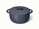 Enameled Cast Iron Dutch Oven - Midnight Blue - Hero