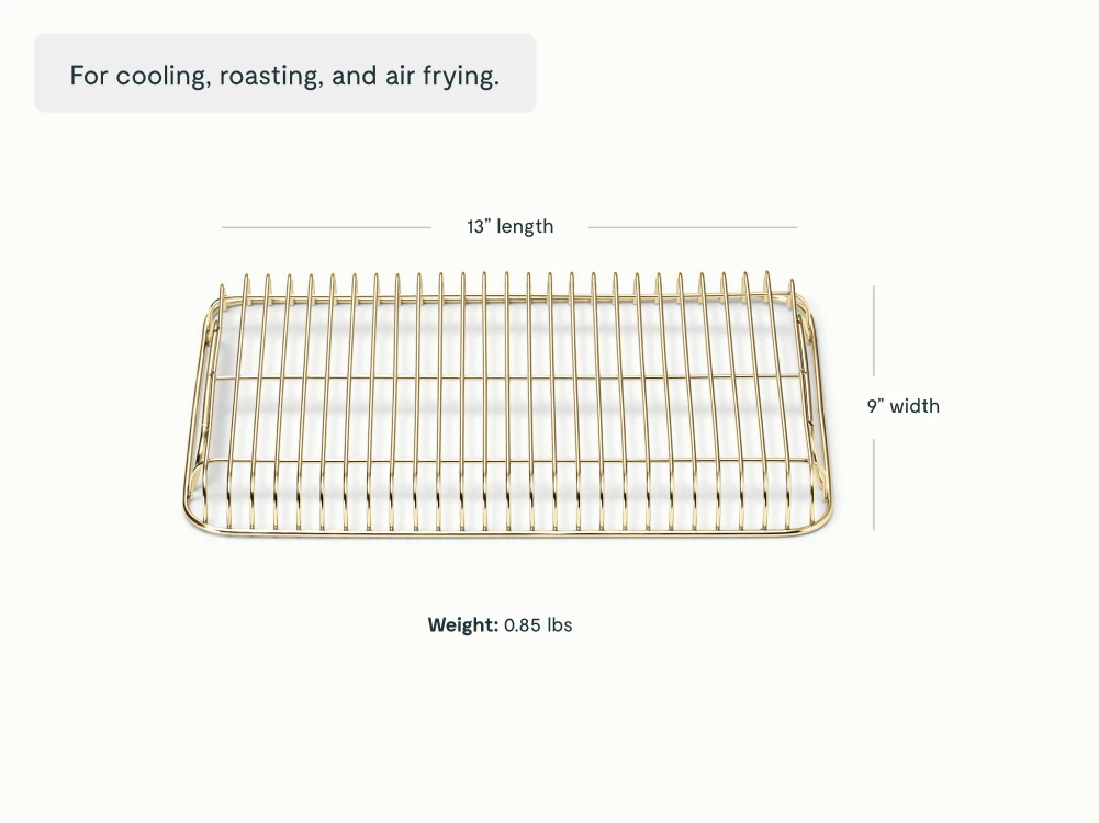 Small Cooling Rack - Gold - Detail