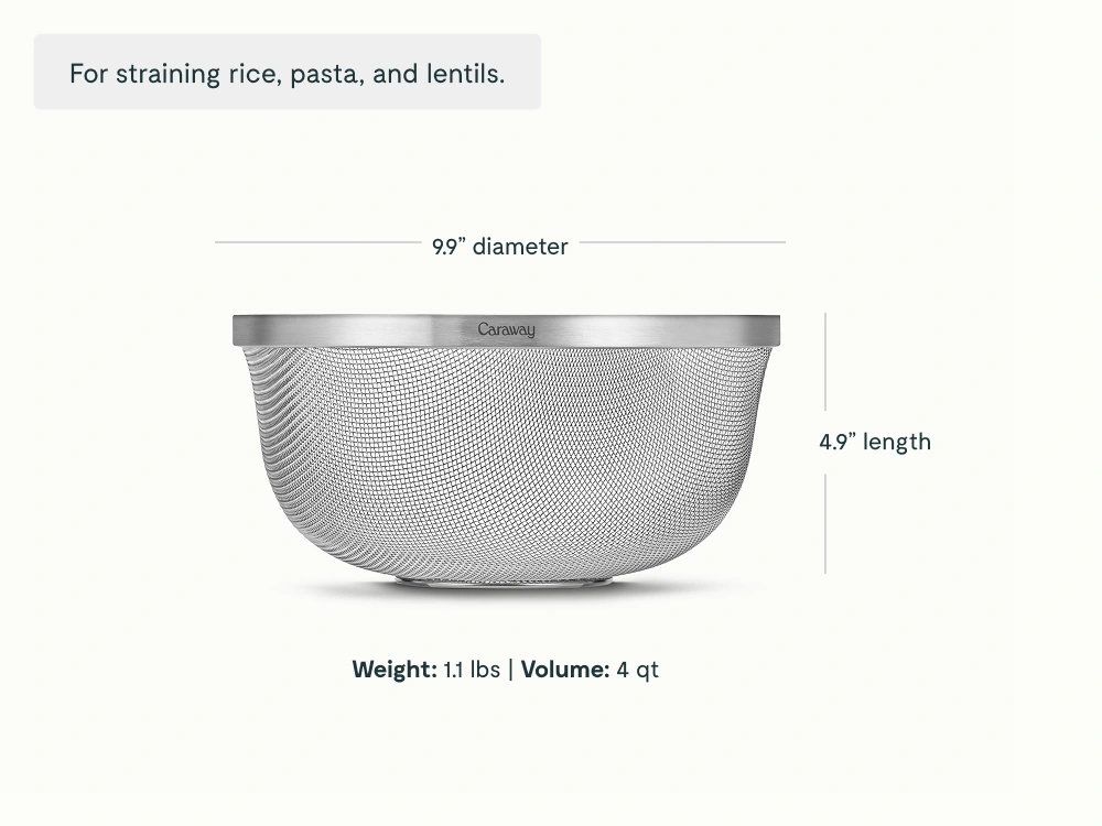 Medium Strainer - Stainless - Detail
