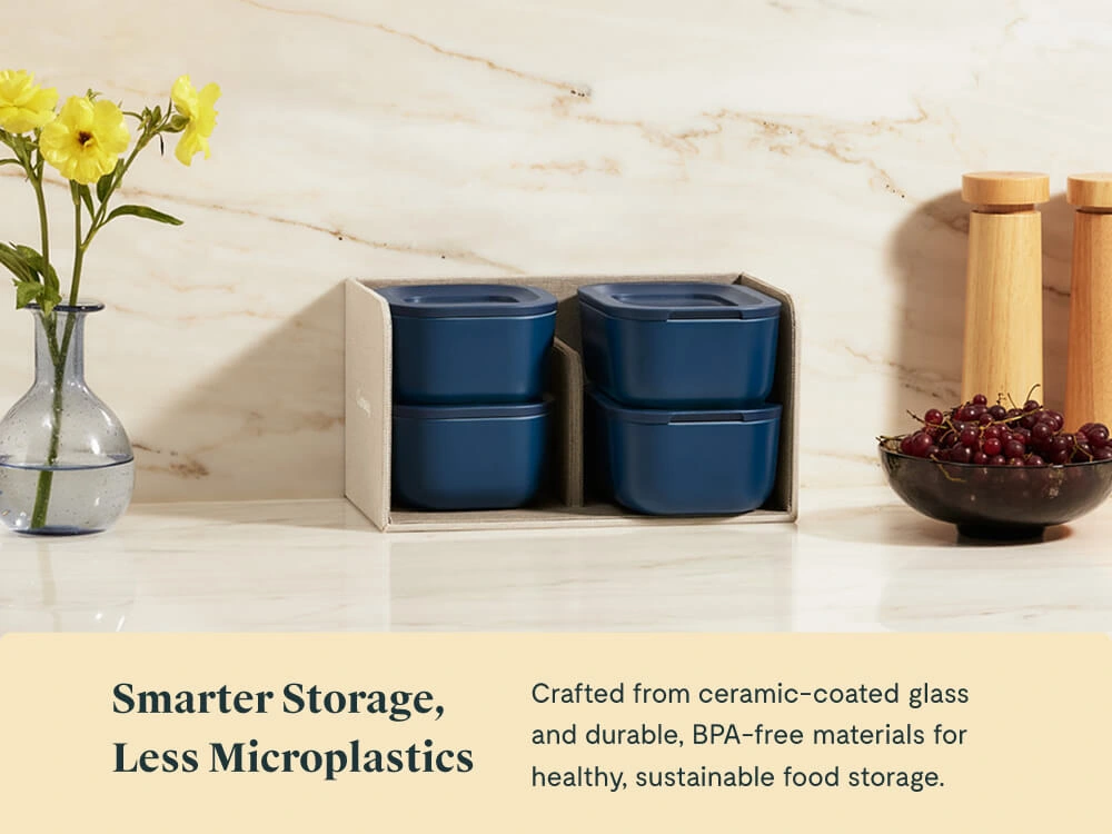 Mini Food Storage Set - Navy - Lifestyle in Storage
