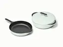 Enameled Cast Iron Skillet & Braiser Duo - Light Mist - Hero