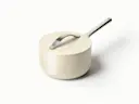 Ceramic Sauce Pan - Cream - Hero