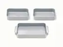 Rectangle Pan Trio - Gray - Hero