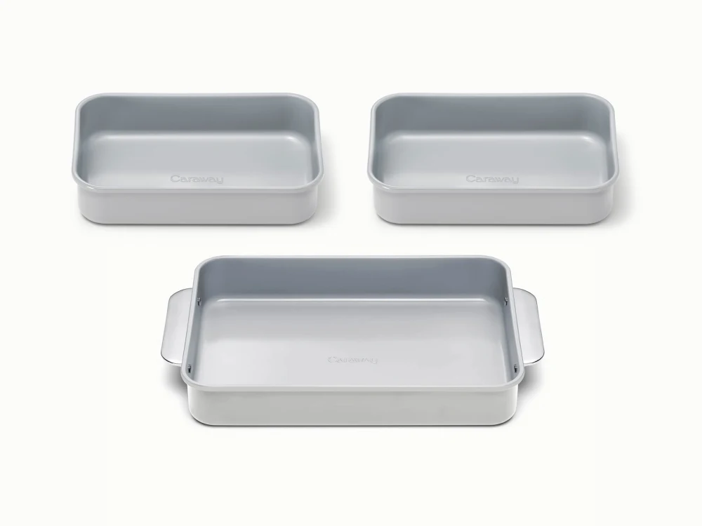 Rectangle Pan Trio - Gray - Hero