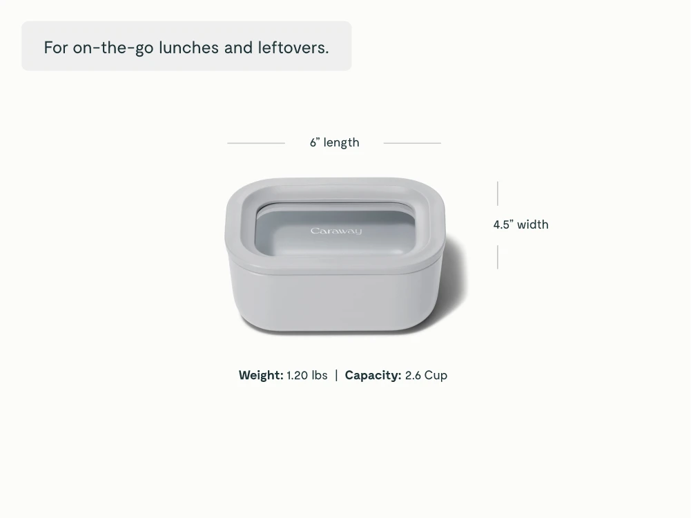 Mini Rectangle Container - Gray - Detail
