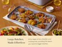 Ceramic Double Burner Griddle - Gray - Tablescape Lifestyle