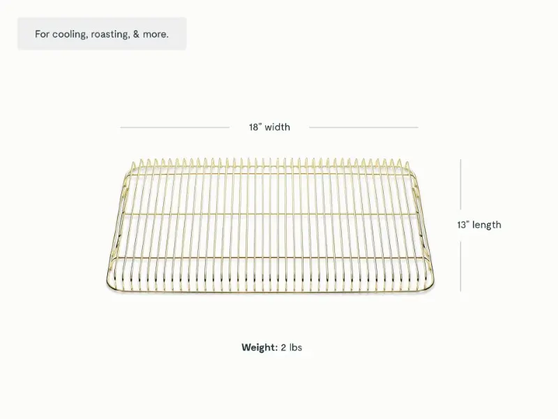 Cooling Rack - Glossy Gold - Detail
