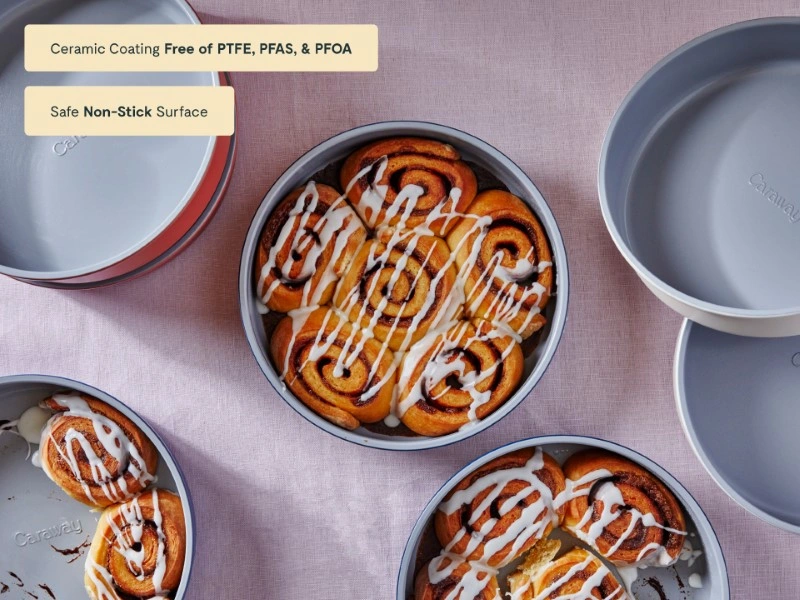Circle Pan - All Colors - Cinnamon Rolls Nonstick