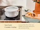Ceramic Dutch Oven - Gray - Stovetop