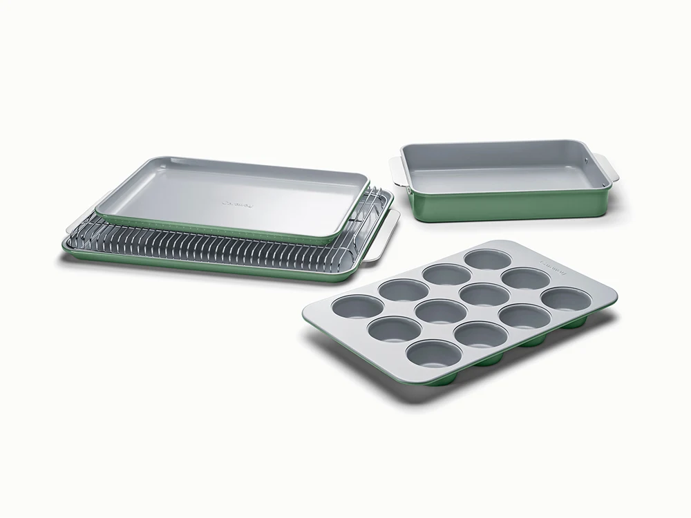 6 Piece Half Bakeware Set - Sage - Hero