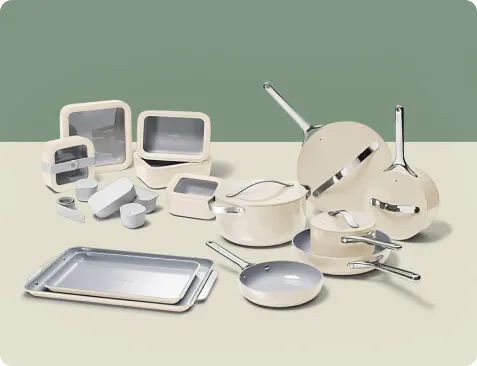 Food Storage Set - Cookware Set - Bakeware Set - Cream - Navigation