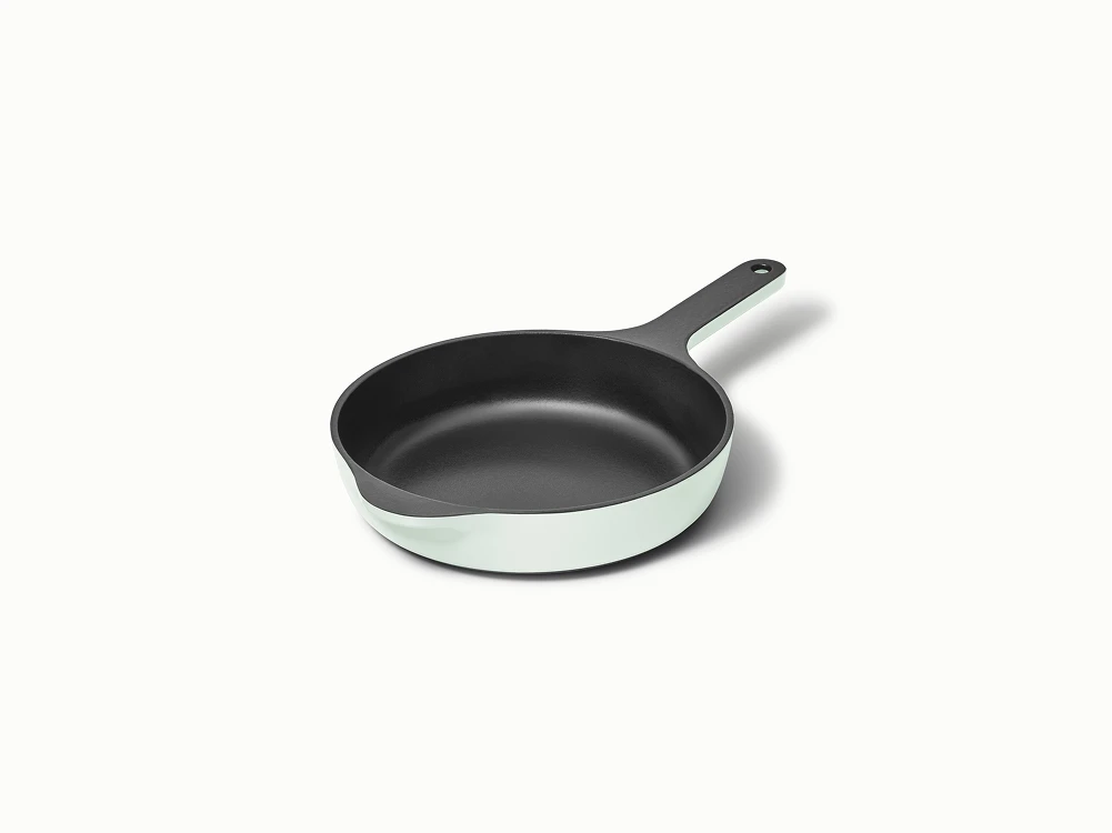 Enameled Cast Iron Mini Skillet - Light Mist - Hero
